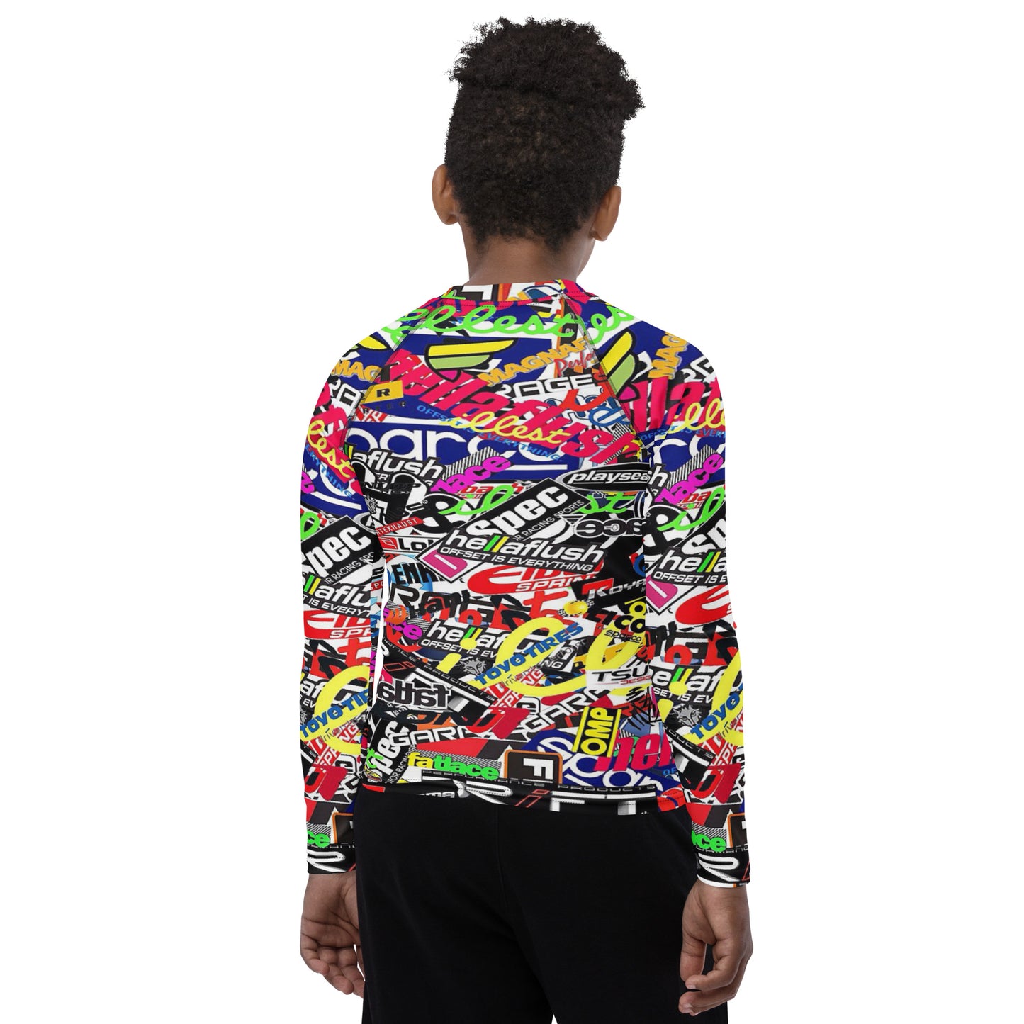 "STICKA BOMB" YOUTH RASH GUARD