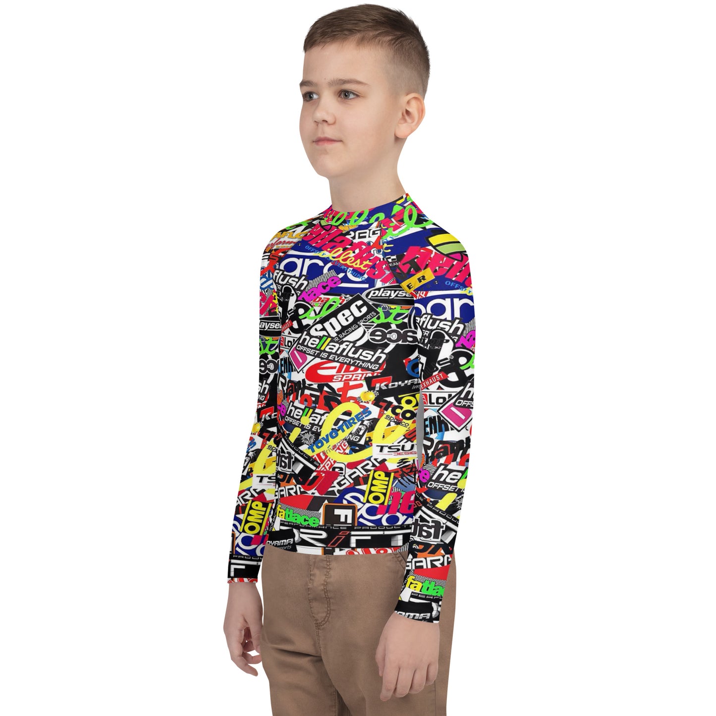 "STICKA BOMB" YOUTH RASH GUARD
