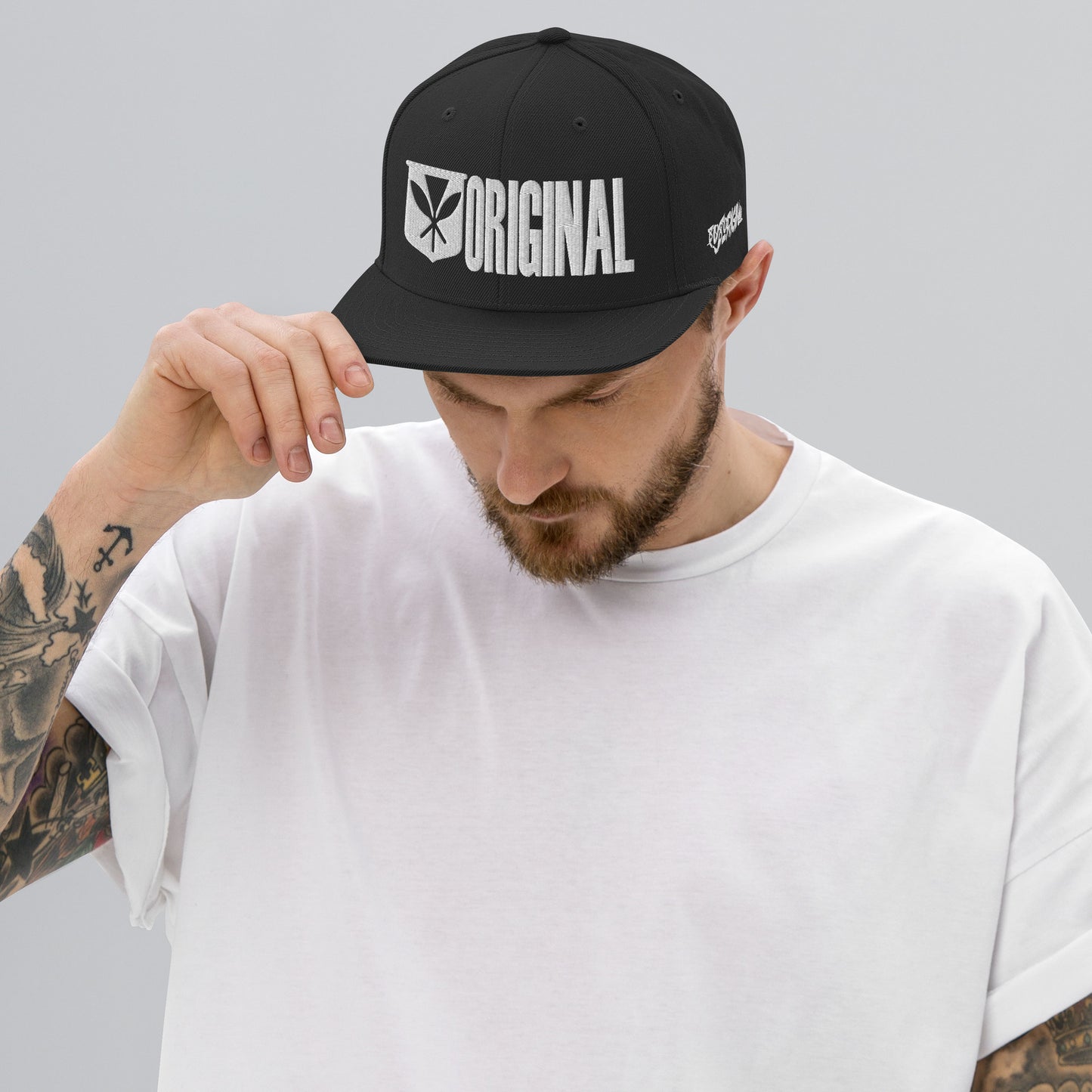 "ORIGINAL" SNAPBACK WHT